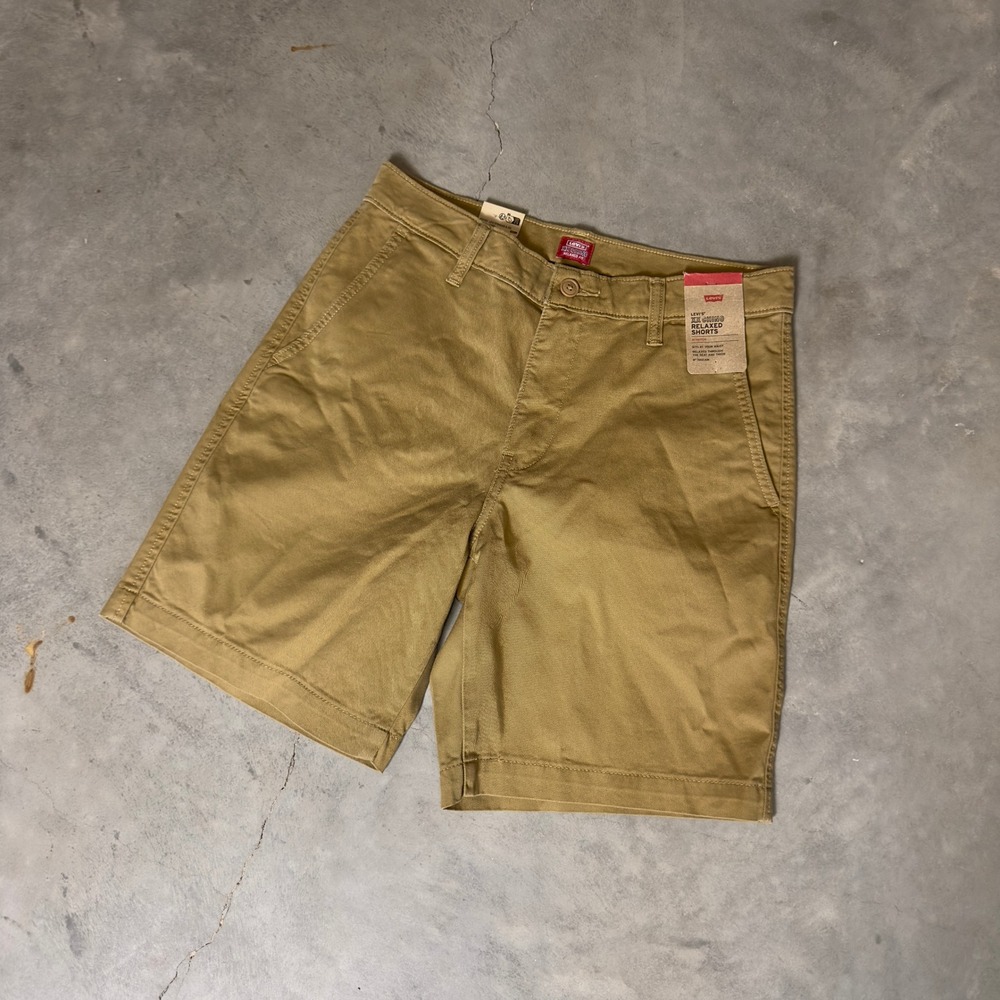 NWT Levi's XX Chino Relaxed Shorts Mens 30‎ Tan Khaki Baggy Streetwear Gorpcore